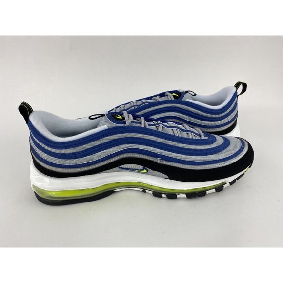 Nike Air Max 97 OG Atlantic Blue Men's Sneakers Shoes Voltage Yellow DM0028 400 - Picture 9 of 12